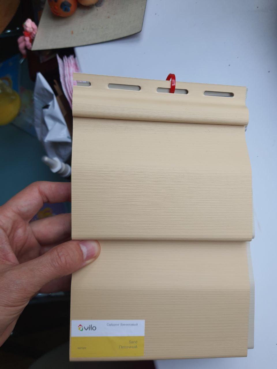 Сайдинг корабельний брус Vox пісочний 3,85x0,2м., 0,77м2. Опт/Роздріб. Вокс сайдинг вініловий Польща, фото 1