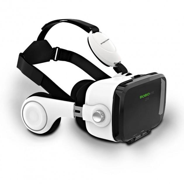 Очки виртуальной реальности 3D очки BOBO VR BOX Z4 с наушниками и пультом Белый - фото 1 - id-p1994333945