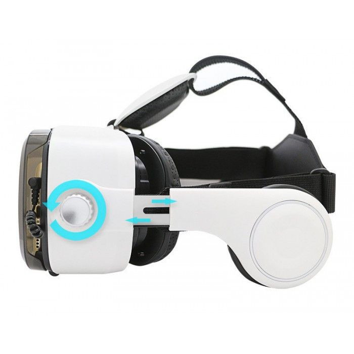 Очки виртуальной реальности 3D очки BOBO VR BOX Z4 с наушниками и пультом Белый - фото 3 - id-p1994333945
