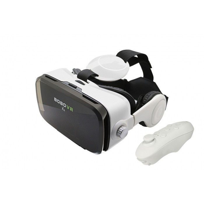 Очки виртуальной реальности 3D очки BOBO VR BOX Z4 с наушниками и пультом Белый - фото 4 - id-p1994333945