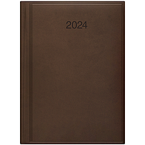 Датований щоденник BRUNNEN 2024 Стандарт Torino слп/т коричневий