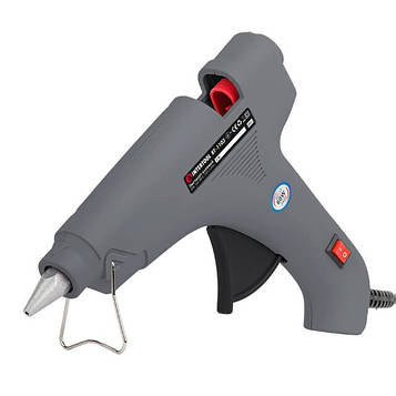 Пістолет клейовий 60 Вт, 230 В, 165-180 °C під стрижні 10.8-11.5 мм, 8-20 г/хв. INTERTOOL RT-1103