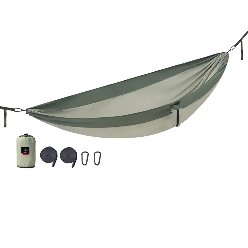 Туристичний одномісний гамак Naturehike (до 150 кг) Зелений