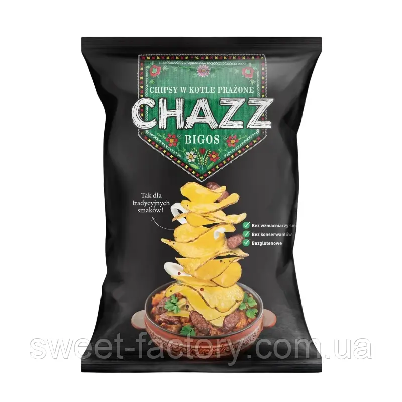 Чипсы Chazz Chips Bigos Бигос 90g (ID#1994342716), цена: 239 ₴, купить ...