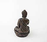 Підсвічник Будда (молиться) 20х12х12 см коричневий, фото 3