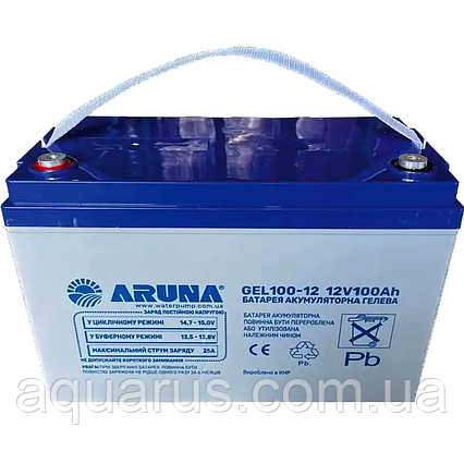 Батарея акумуляторна GEL65-12 ”ARUNA”, фото 1