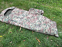 Зимовий Спальник Військовий Фліс -25°C Спальний Мішок Армійський Теплий 200*80 ЗСУ Мультикам