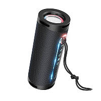 Портативная колонка HOCO Dazzling pulse sports BT speaker HC9 |BT5.1, TWS, AUX, FM, TF, USB, 5Hours, 5W| black