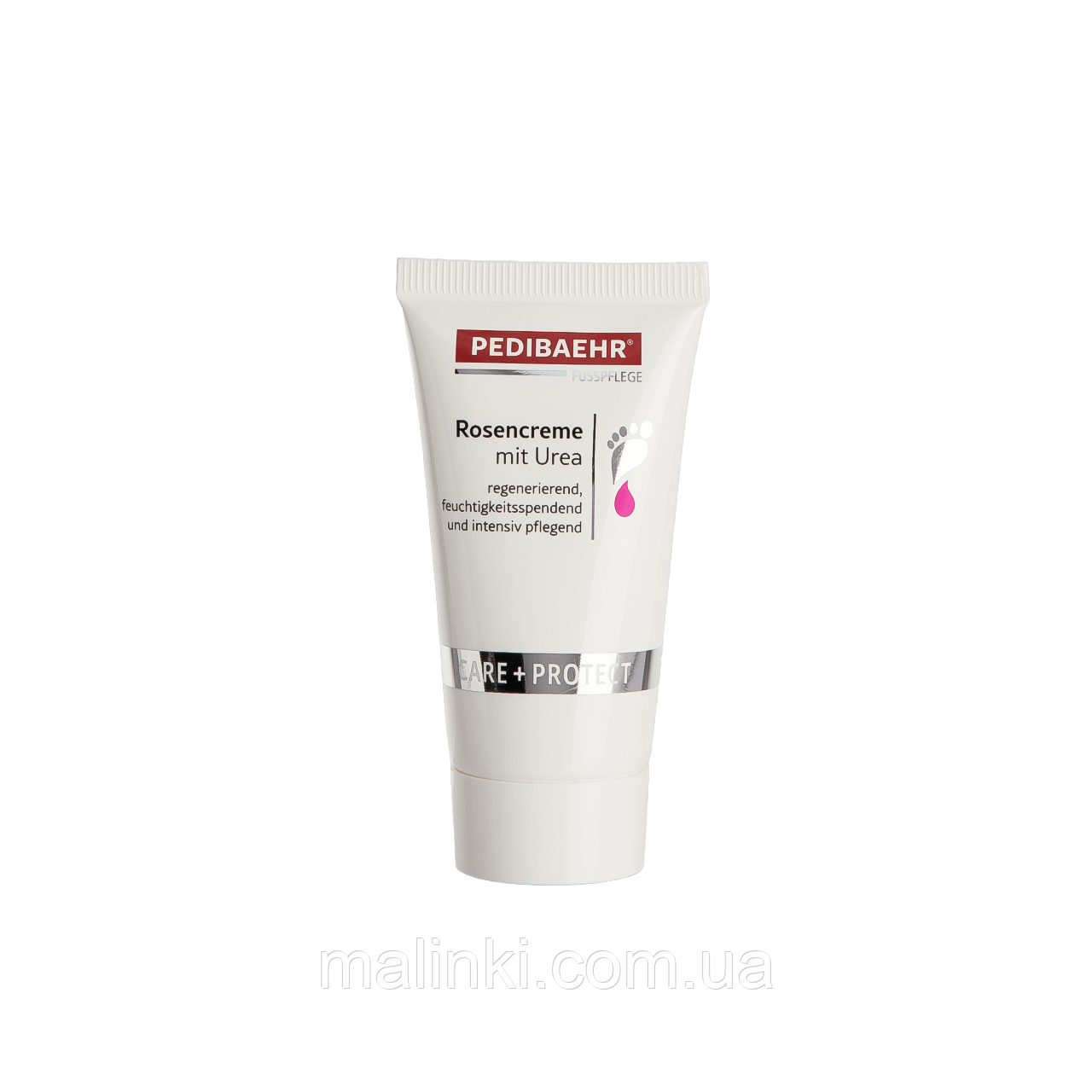 Крем для ніг з трояндою та сечовиною Rose cream Mit Urea, PediBaehr, 30 мл, фото 1
