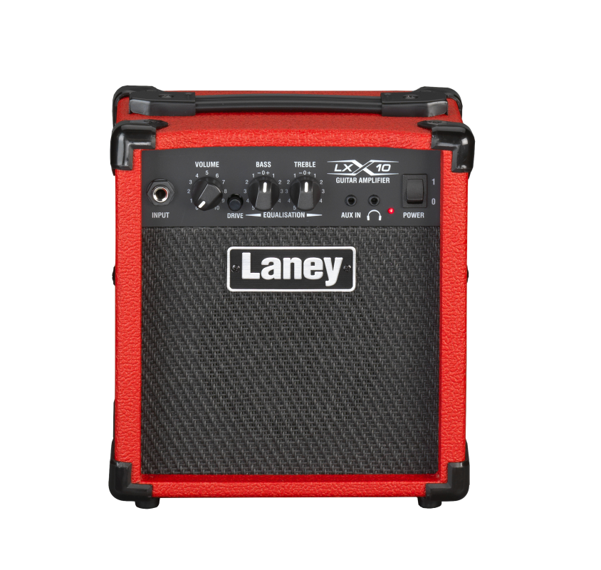 Комбопідсилювач для електрогітари Laney LX10-RED, фото 1