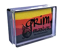 Аквагрим GrimMaster Спліт Кейк Вогняний Дракон / Fire Dragon 35 g, фото 3