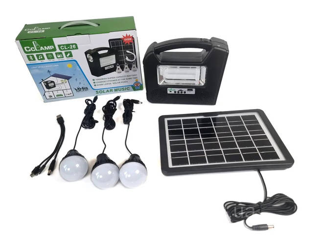 Универсальная солнечная электростанция CCLamp CL-26 станция для ...