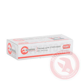 Цвях для степлера PT-1603 30 мм 1,0x1,25 мм 5000 шт./пач. INTERTOOL PT-8630