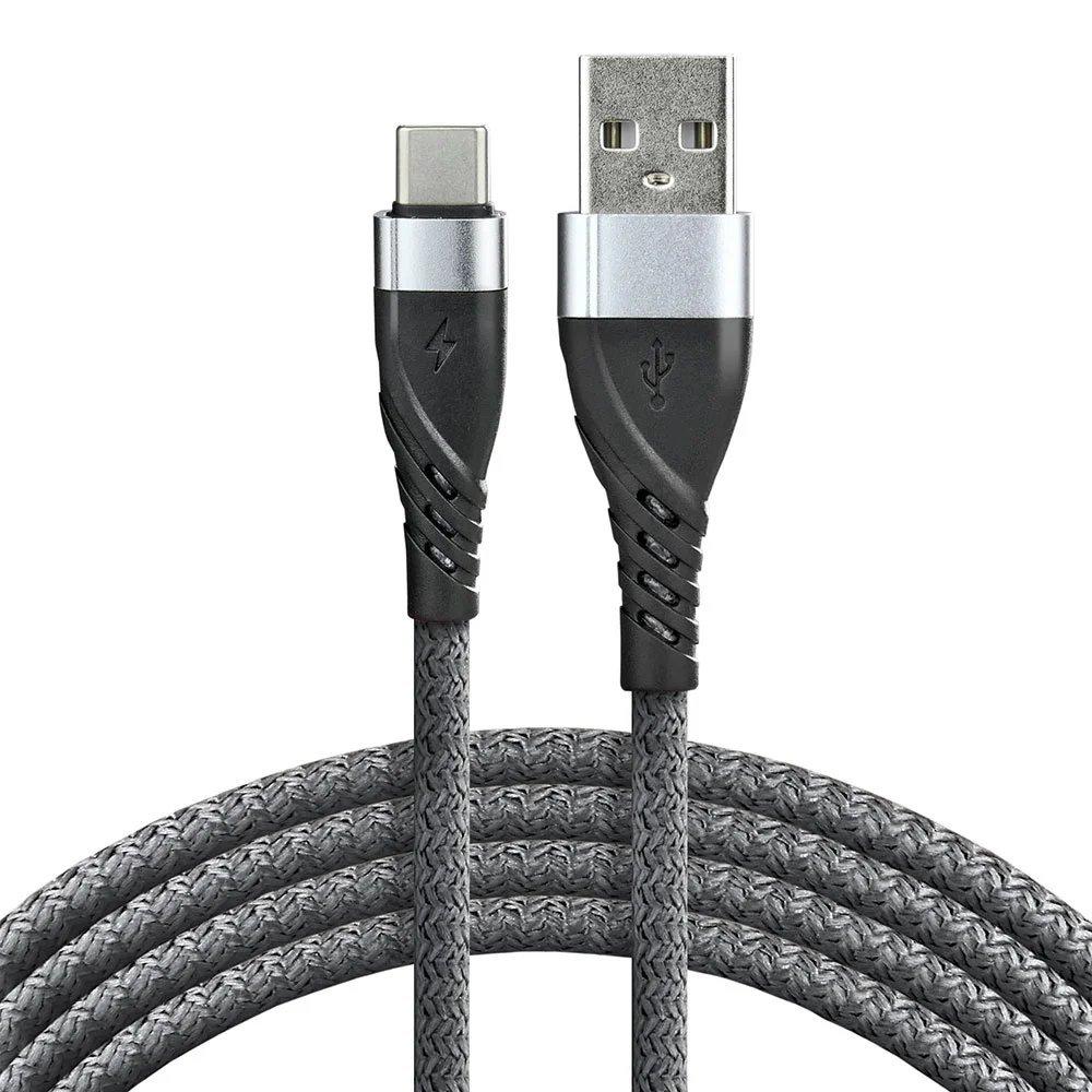 Дата-кабель зарядки USB - Type-C "everActive CBB-1CG" з підтримкою швидкого заряджання QC 3.0, 3A, довжина 100 см