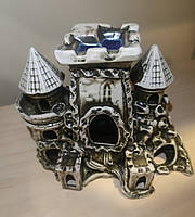 Керамічна декорація, дизайн акваріума, замок, фортеця, вежа зі