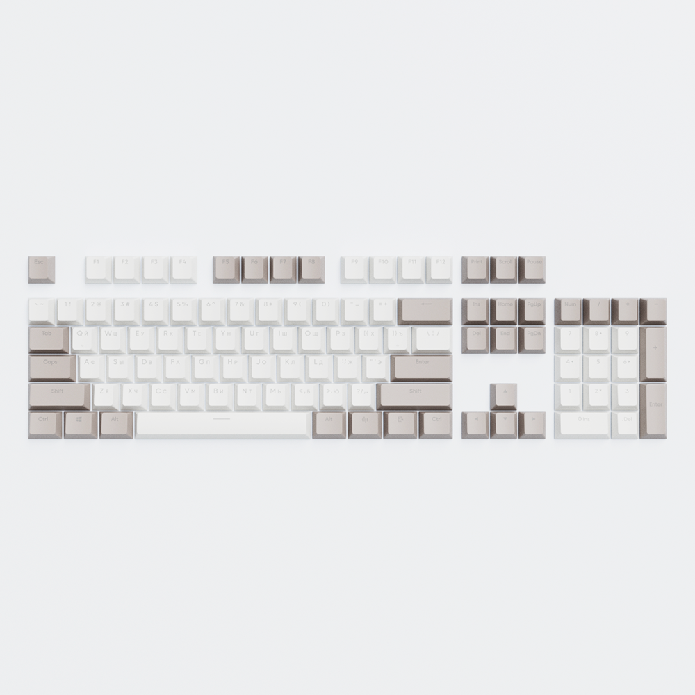 Набір кейкапів DARK PROJECT PBT KS-48 ENG/UA/RU