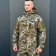 Куртка тактична Softshell Піксель ММ14