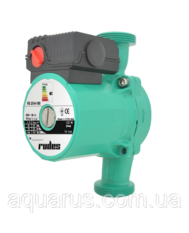Циркуляційний насос RS25-4-180 Rudes + комплект гайок, фото 1
