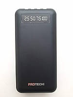 Внешний аккумулятор Power Bank ProTech B-05 20000mAh с Led фонарем USB + Type-C + micro