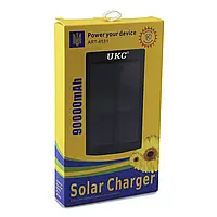 Power Bank Solar 90000mAh 20 LED повер банк солнечное зарядное устройство + LED фонарь