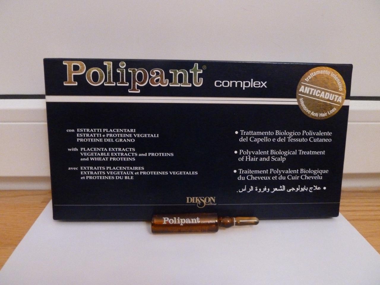 Dikson Polipant Complex Ампульний засіб для лікування та догляду за шкірою голови 12x10ml, фото 1