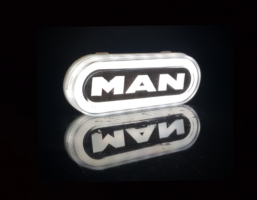 Ліхтар білий MAN неоновий