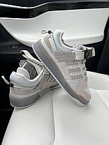 Жіночі Кросівки Adidas Forum Low x Bad Bunny Grey / Адідас Форум Низькі Бед Банні Сірі, фото 6