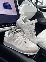 Жіночі Кросівки Adidas Forum Low x Bad Bunny Grey / Адідас Форум Низькі Бед Банні Сірі, фото 5