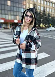 Жіноча сорочка-куртка з капюшоном "Ultra" норма/батал ДВА КОЛЬОРИ!!!