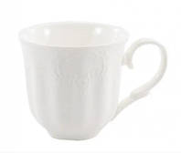 Кухоль Interos PJ03387 біла порцелянова чашка 300 мл