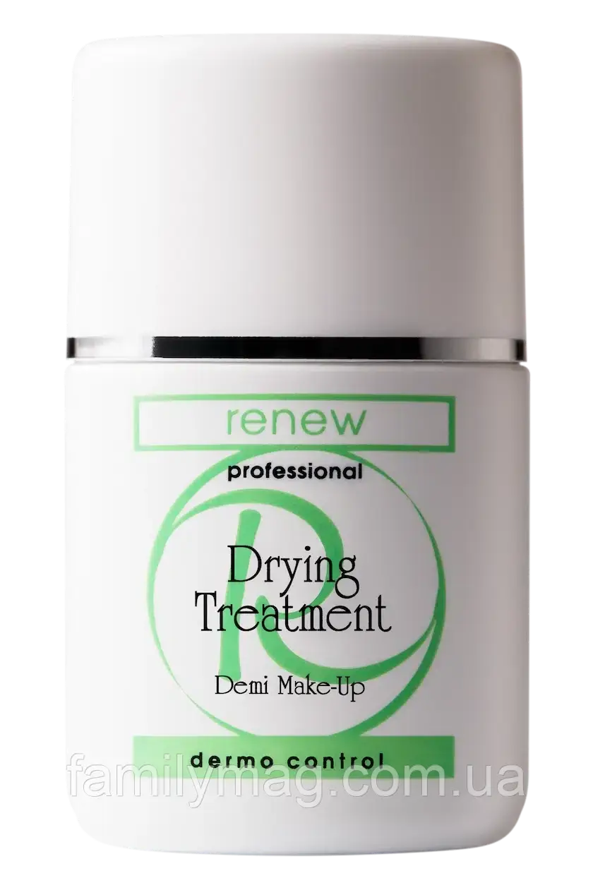 Підсушувальний засіб для жирної шкіри з тональним ефектом Drying Treatment Demi Make-Up DERMO CONTROL RENEW 30 мл