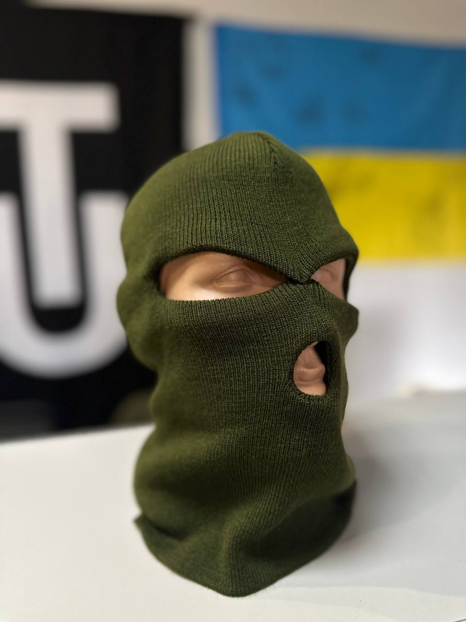 Балаклава в'язка 3-д Олива