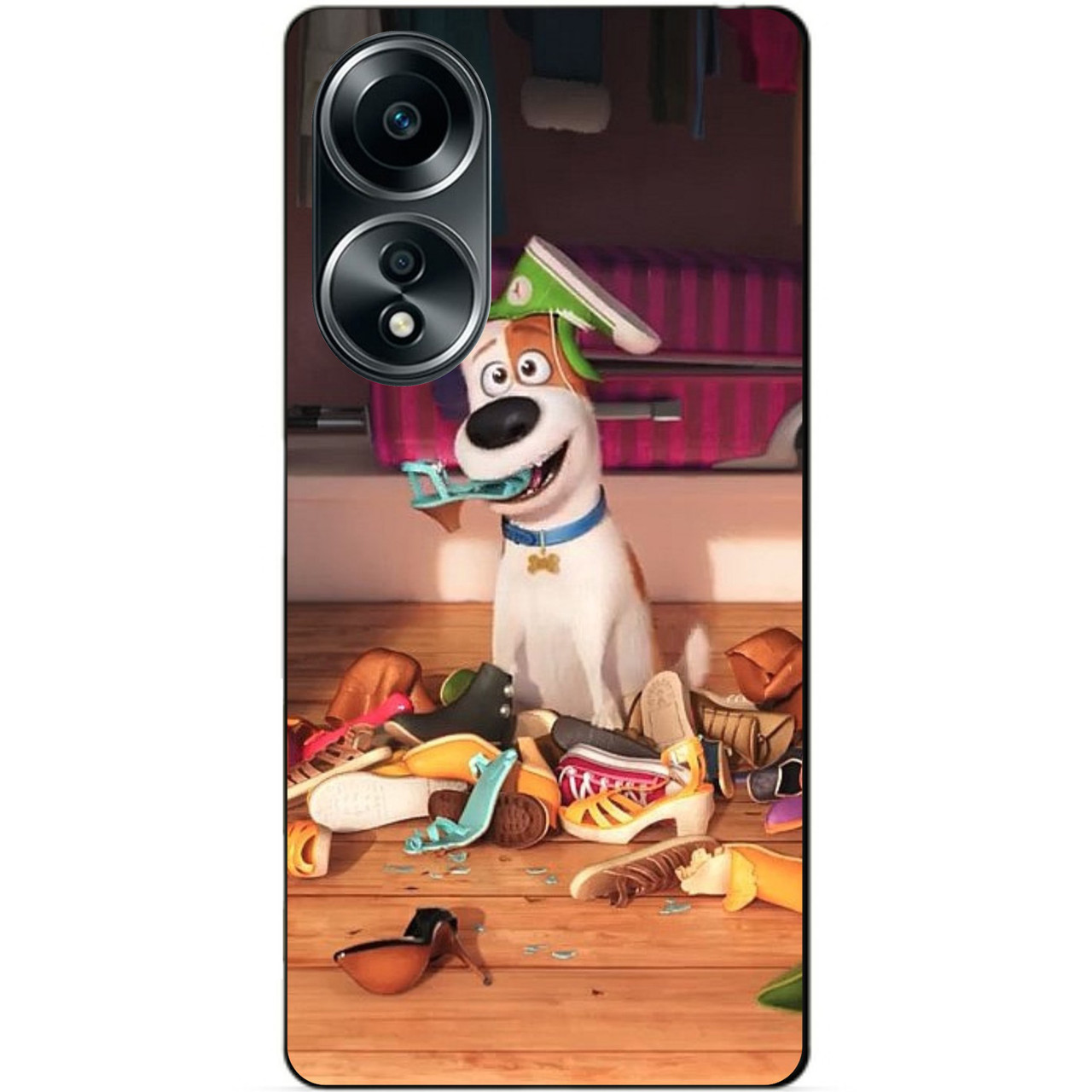 Силіконовий бампер чохол для Oppo A58 з малюнком Пес Макс Таємне життя Домашніх Животних