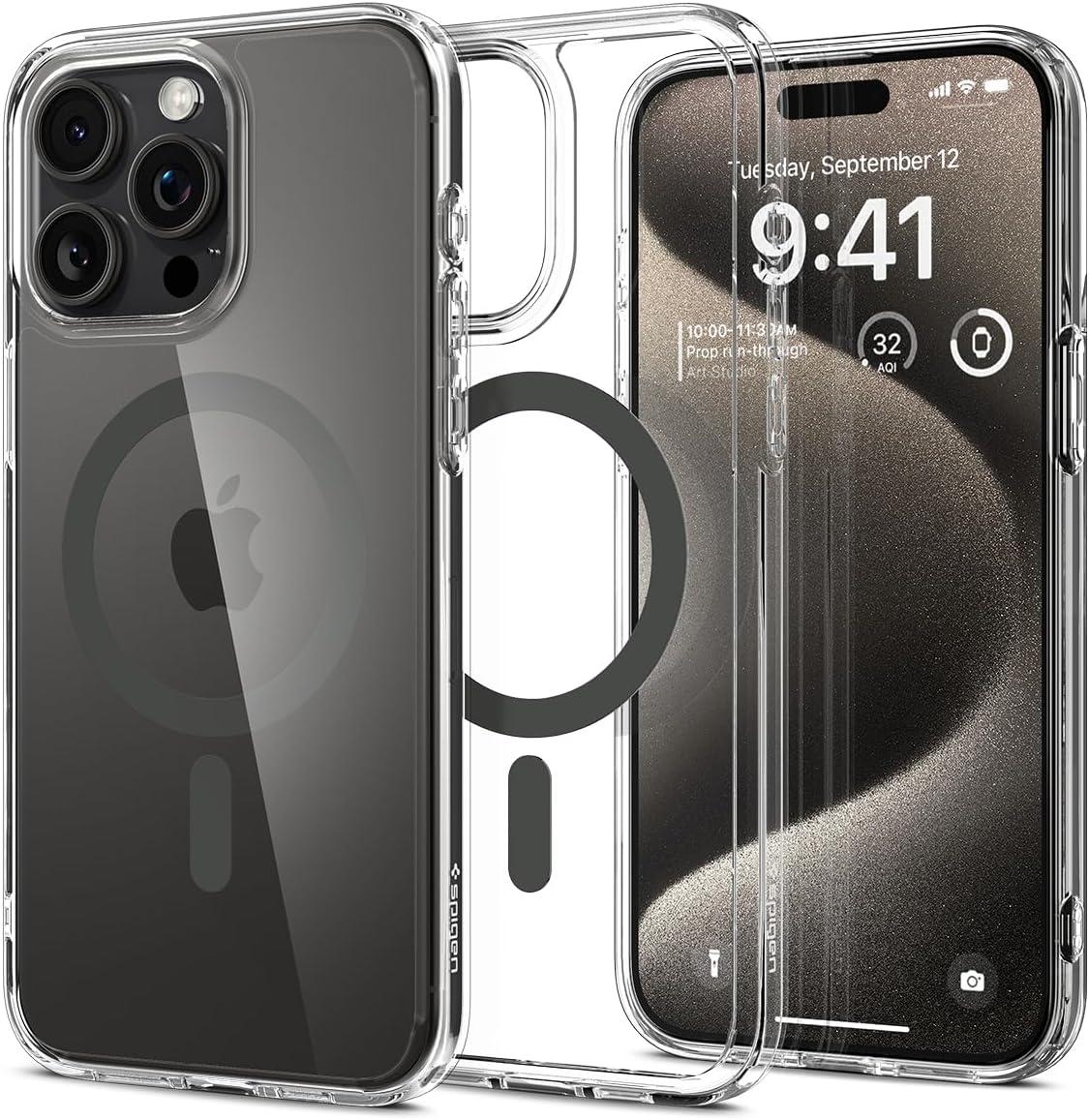 Чохол Spigen для iPhone 15 Pro Max - Ultra Hybrid MagFit, Graphite (ACS06577)