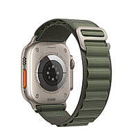 TU  TU Ремешок нейлоновый Hoco iWatch WA13 alpine loop 38/ 40/ 41mm green