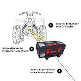 Портативна універсальна лебідка Warrior Winches Trojan 4000, фото 7