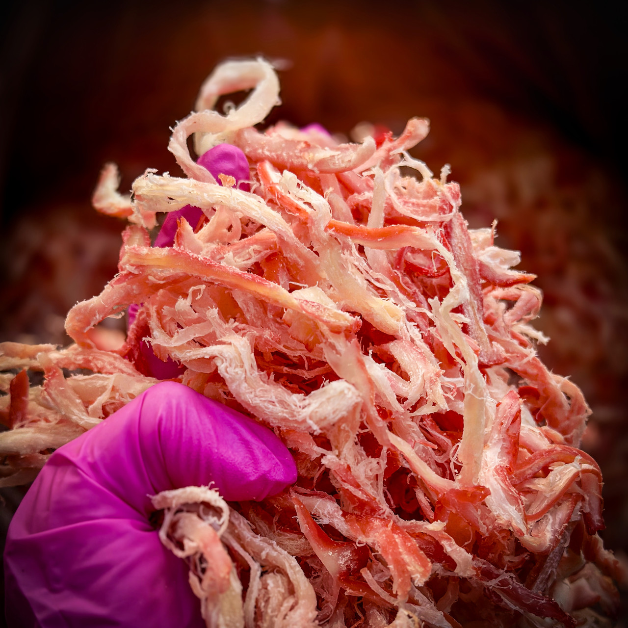 Стружка кальмара зі смаком краба Преміум, 500гр, закуски до пива, кальмарові - фото 1 - id-p1235322529