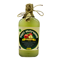 Яблучний оцет домашній  (2–4%) Живий, нефільтрований, без спирту, дріжджів і консервантів