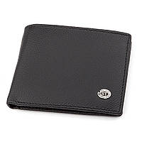 Мужской кошелек ST Leather натуральная кожа Черный BuyIT Чоловічий гаманець ST Leather натуральна шкіра Чорний