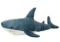 М'яка іграшка Плюшева Акула Shark doll з IKEA 80 см Подушка акула подушка обійма