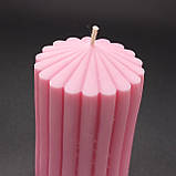 Свічка рожевого кольору, фото 2