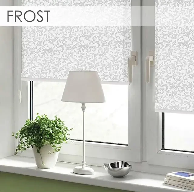 Тканинні ролети Фрост. Frost Білий,