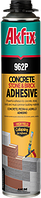 Клей-піна професійна монтажна під пістолет для цегли та газоблоків Akfix 962P 900 мл