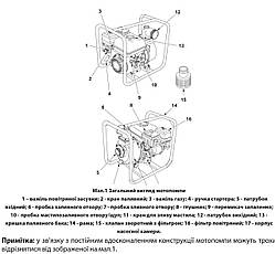 Мотопомпа БУР 25-45 NPO, фото 5
