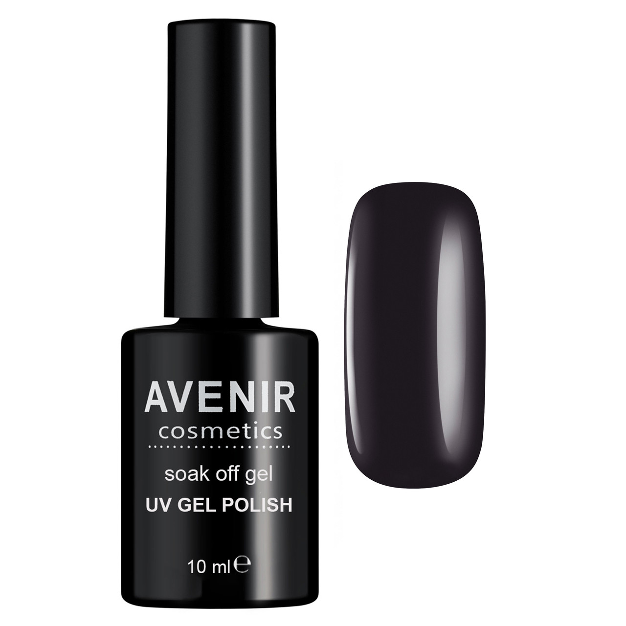 Гель-лак Avenir Cosmetics PRO №79 Синяво-чорний