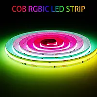 Адресная светодиодная лента smart RGB LEDTech 12V COB/FCOB 720led/м сплошного свечения WS2811. Премиум