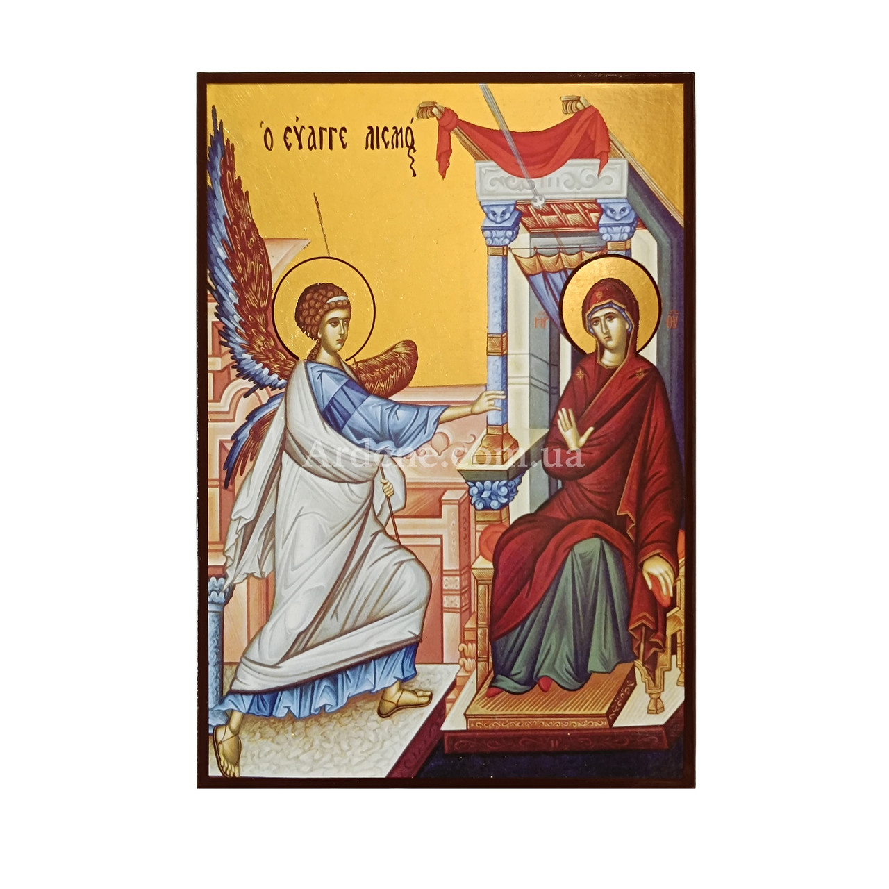 Ікона Благовіщення Пресвятої Богородиці 14 Х 19 см