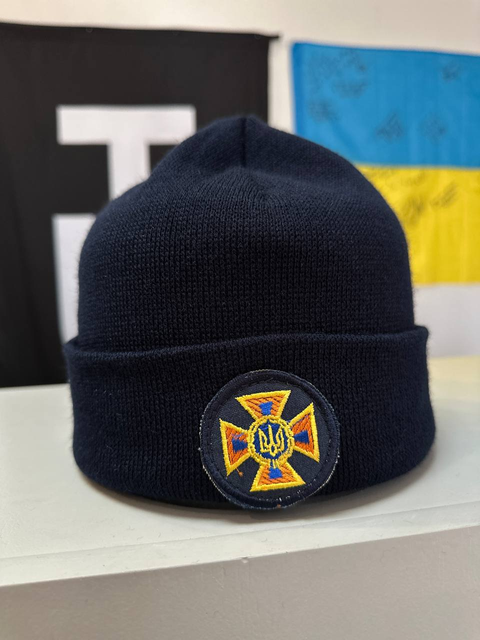 Шапка в'язка з від. ДСНС
