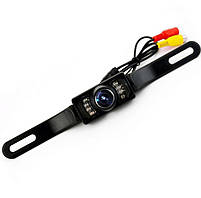 Автомобільна камера заднього виду з LED підсвічуванням та нічним баченням універсальна