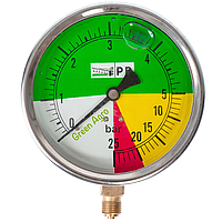 Манометр регулятора давления на опрыскиватель Arag Италия большой (резьба G1/4)